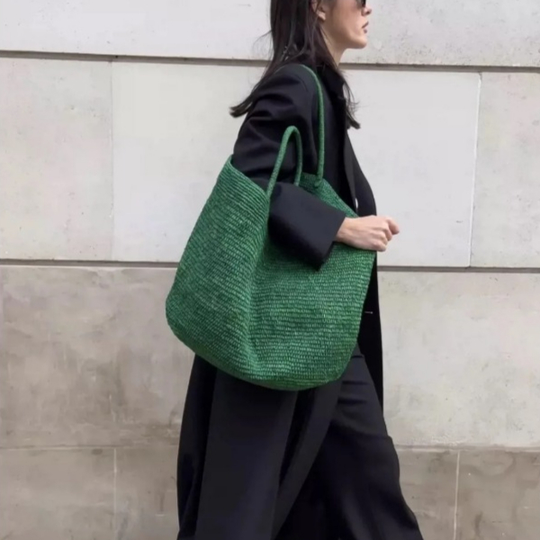 Luxury Bags 2026 - Tas Tote Anyaman Tangan Ukuran Besar