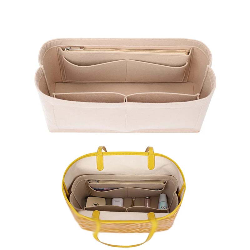 Luxury Bags Goyard - Tas masukkan Organizer kosmetik Felt untuk