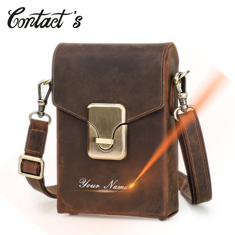Luxury Bags Brand Names - Tas selempang pria kasual ukiran nama