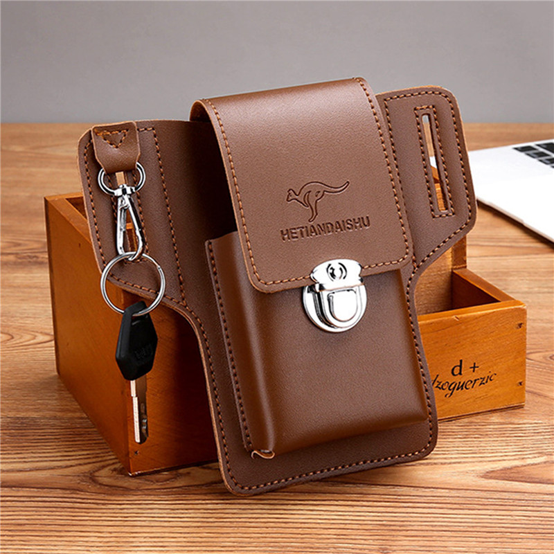 Luxury High Quality Bags - Tas Sabuk Ponsel untuk Pria, Kantong
