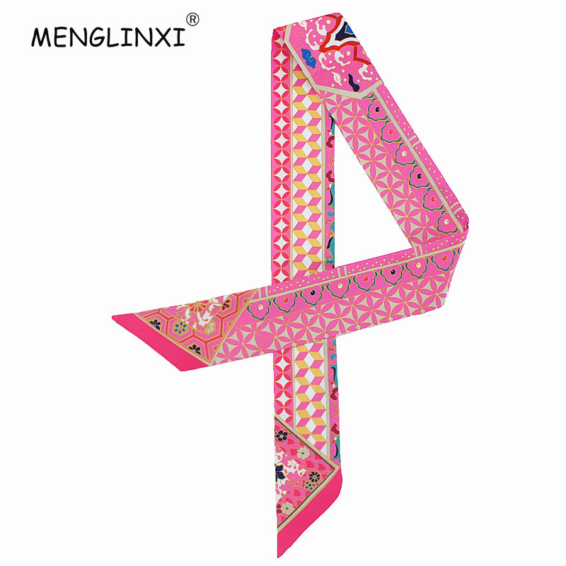 Luxury Bags Women Brands - Baru geometris motif bunga syal sutra