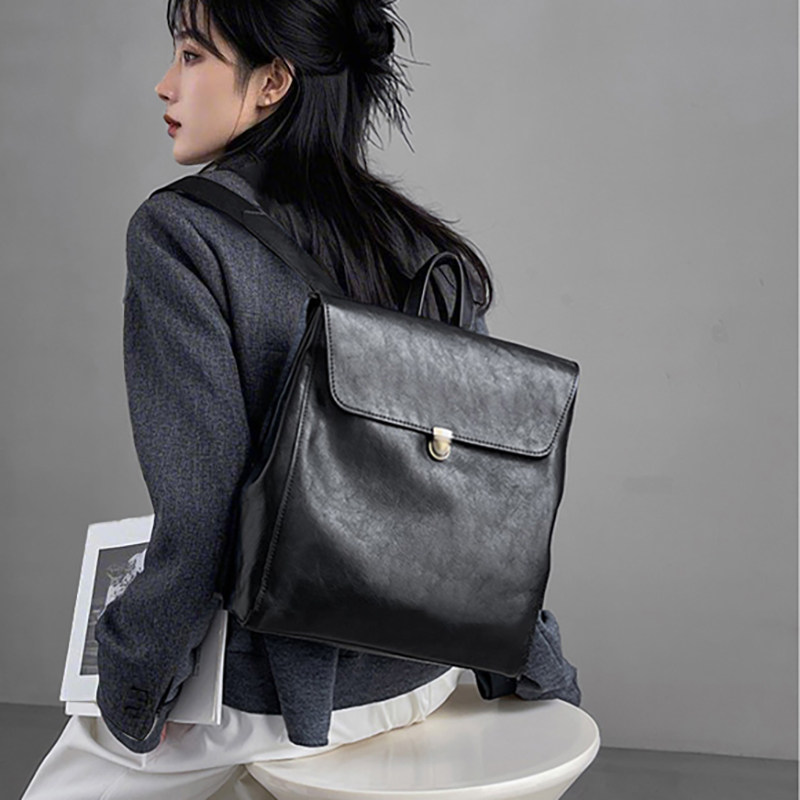 Luxury Bags With Zipper - Ransel Kulit Asli Merek Mewah untuk