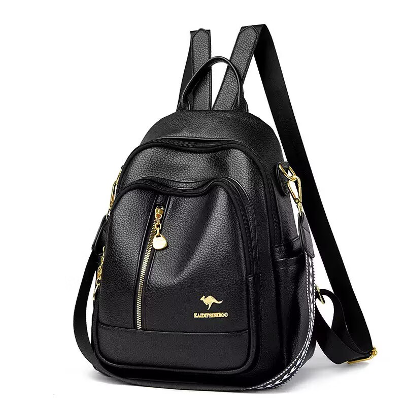 Luxury Bags Leather - Tas ransel perjalanan kapasitas besar wanita,