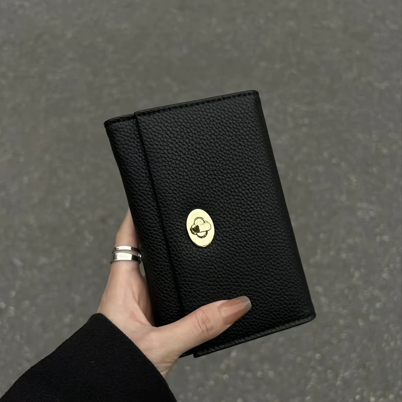 Luxury Bags Goyard - Dompet Wanita Hitam Indah - Dompet