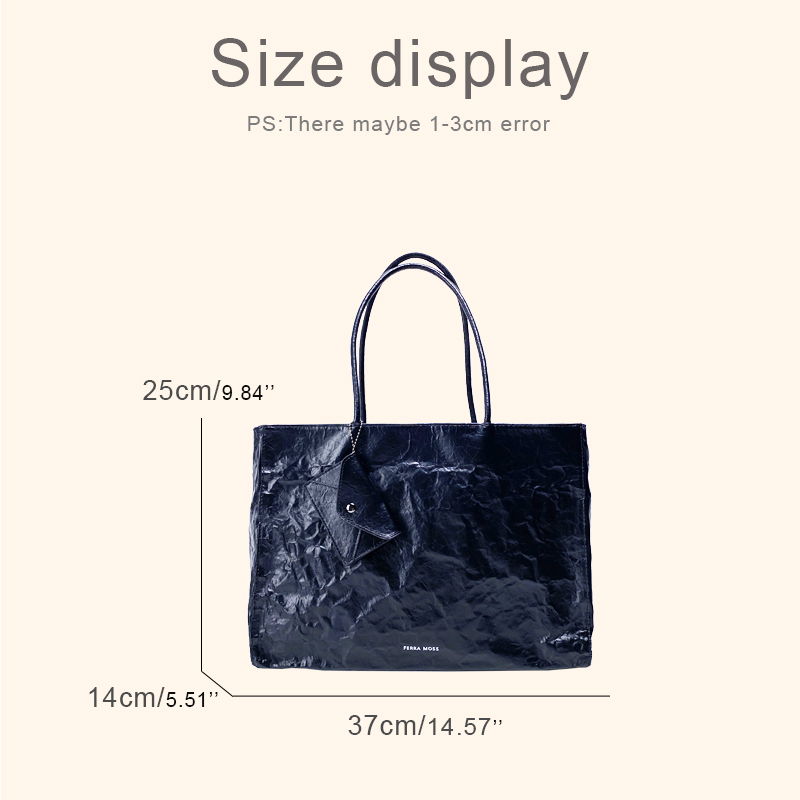 Tas Tote Kertas Kraft Kasual K - Luxury Bags Made ulasan dan harga