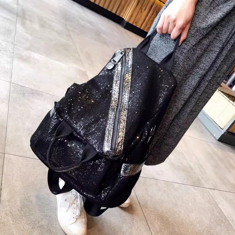 Tas punggung payet nilon wanit - Luxury Bags With Zipper ulasan dan harga