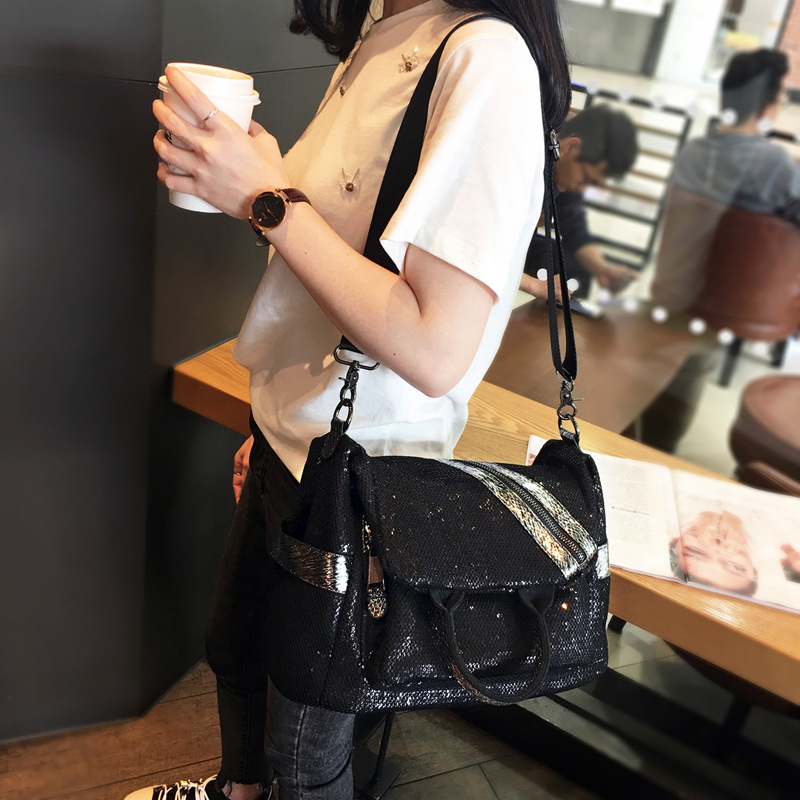 Tas punggung payet nilon wanit - Luxury Bags With Zipper ulasan dan harga