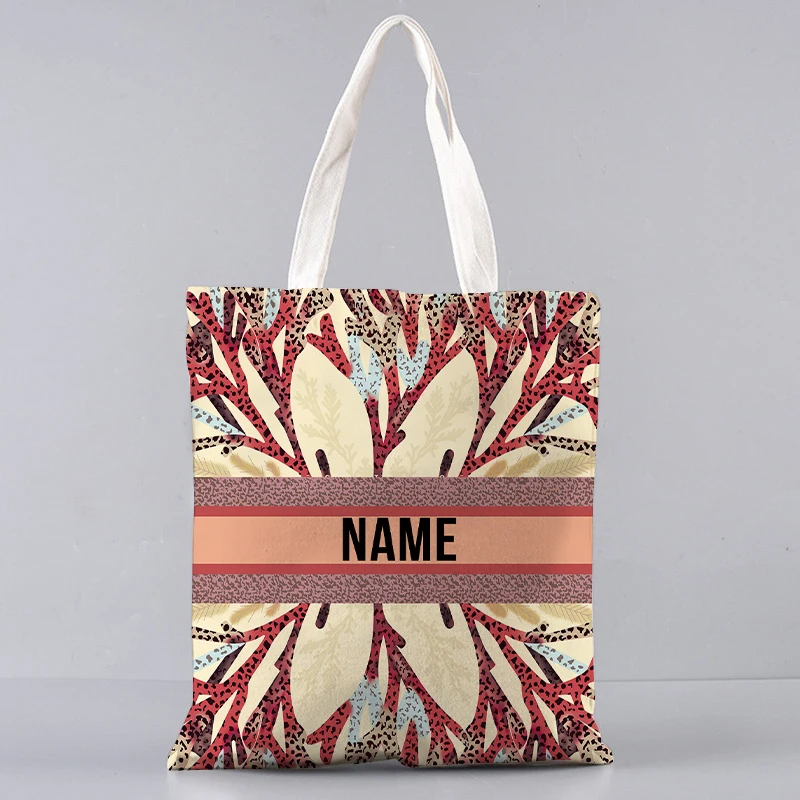 Tas Tote kanvas teks nama kust - Luxury Bags Brand Names ulasan dan harga