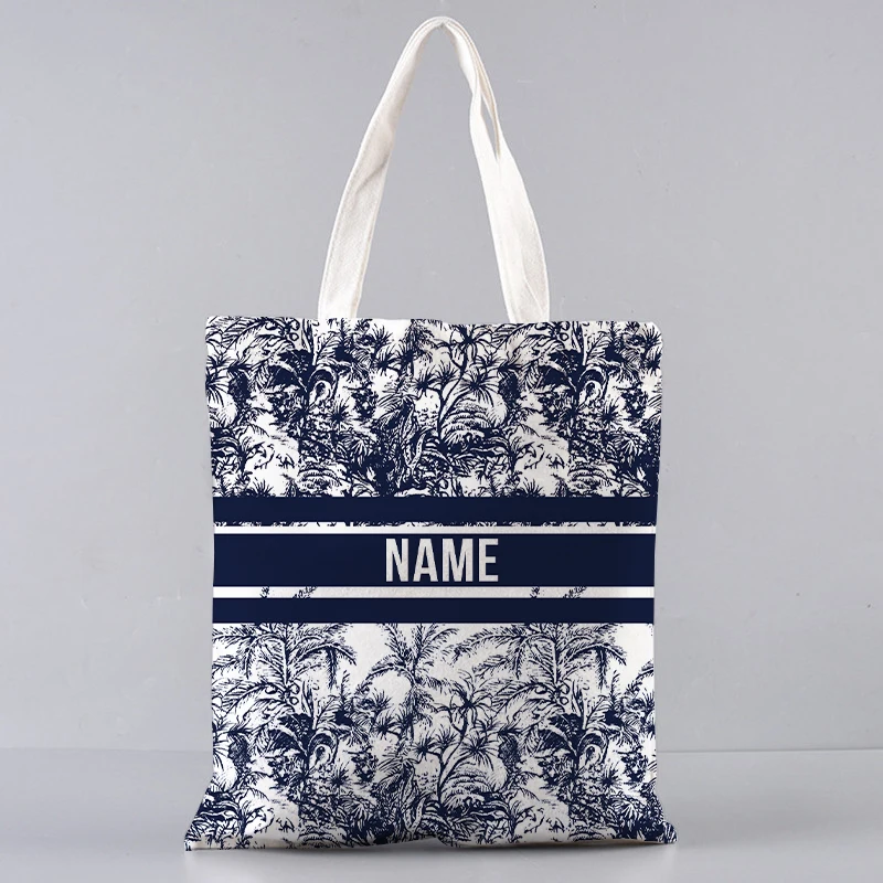 Tas Tote kanvas teks nama kust - Luxury Bags Brand Names ulasan dan harga