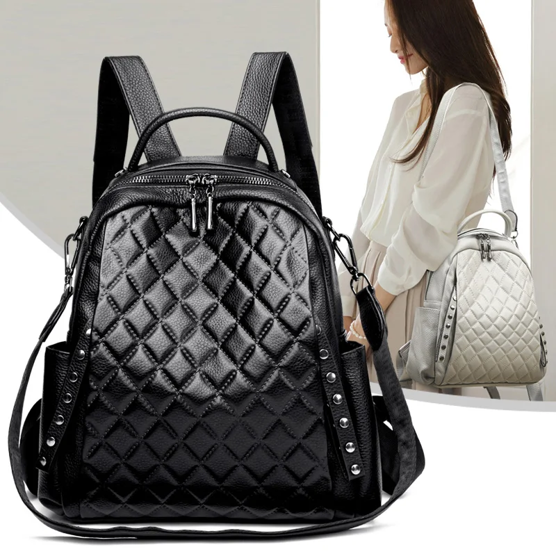 Ransel Kulit Asli Tas Bahu Wan - Luxury Bags With Zipper ulasan dan harga
