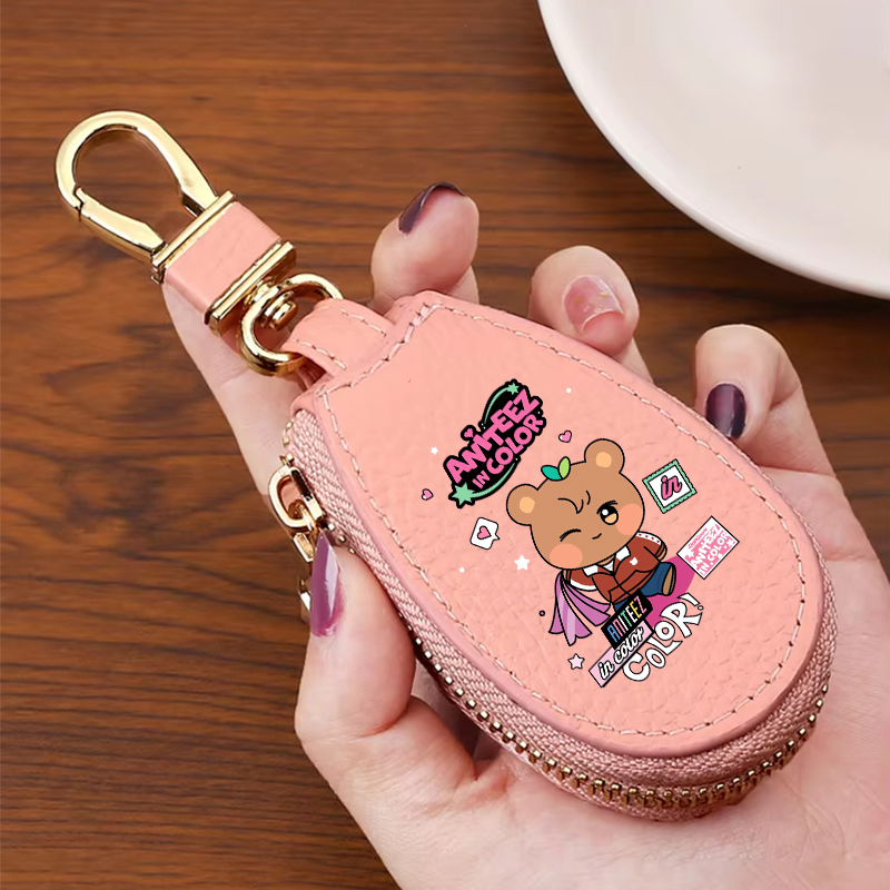 Dompet Kunci Kulit ATEEZ denga - Key Holder Leather Pouch ulasan dan harga