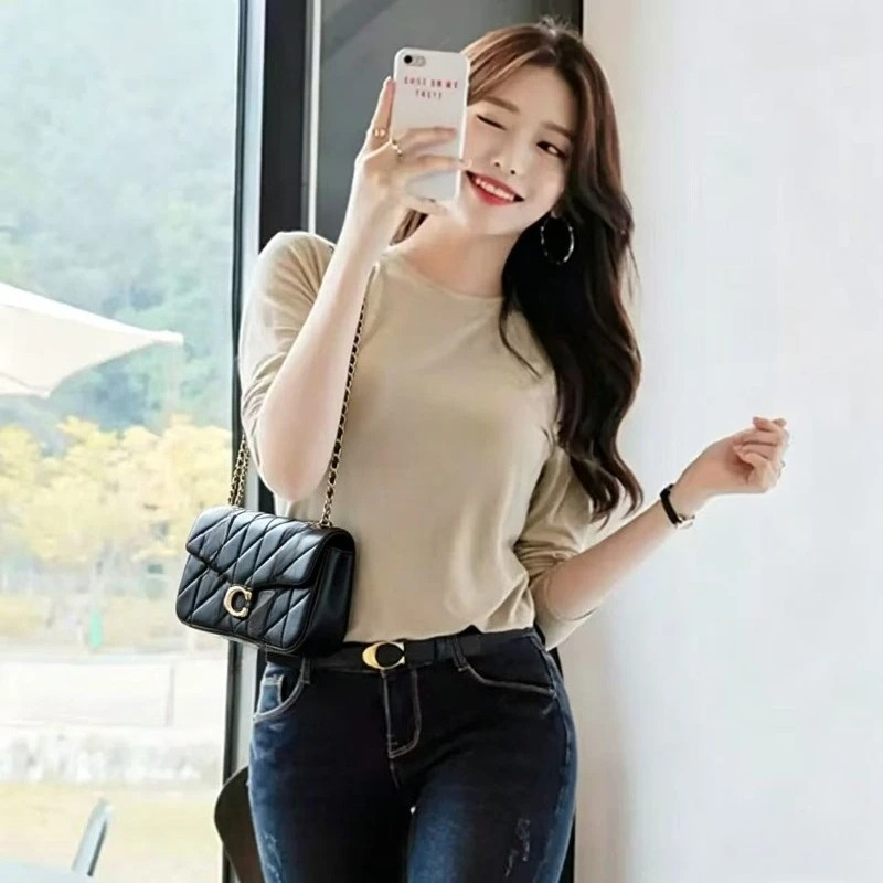 Tas Selempang Wanita Mewah Dom - Key Holder Leather Pouch ulasan dan harga