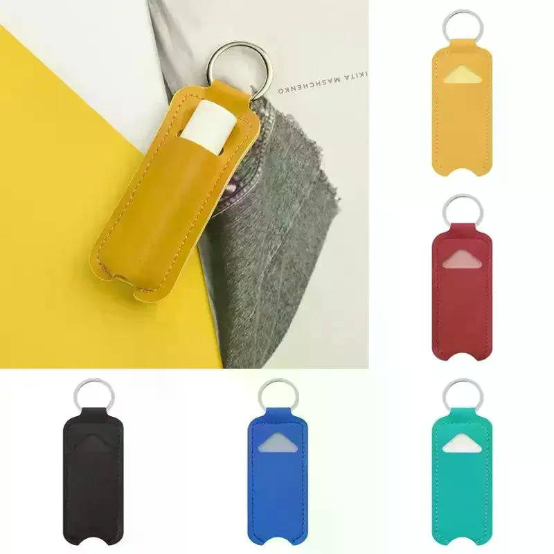 Dompet Kulit PU untuk Chapstic - Key Holder Leather Pouch ulasan dan harga