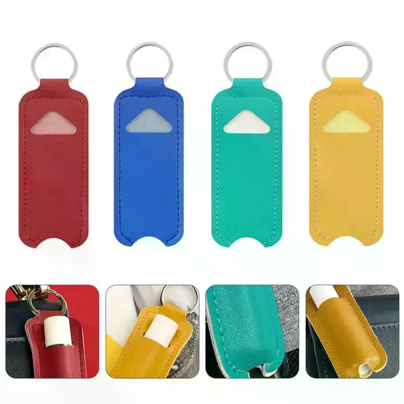 Dompet Kulit PU untuk Chapstic - Key Holder Leather Pouch ulasan dan harga