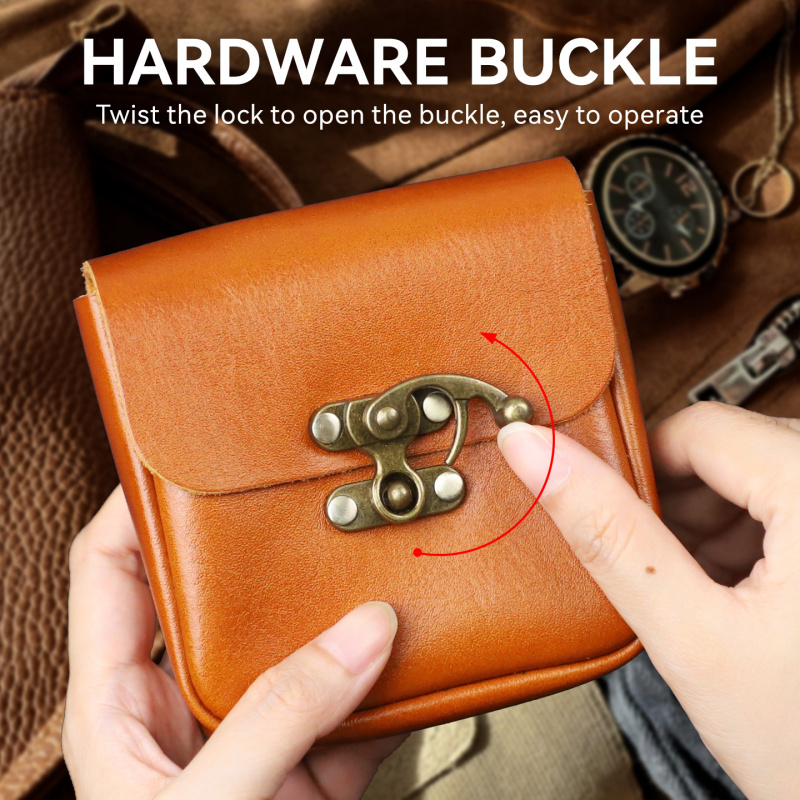 Tas Pinggang Kecil Kulit Sapi  - Key Holder Leather Pouch ulasan dan harga