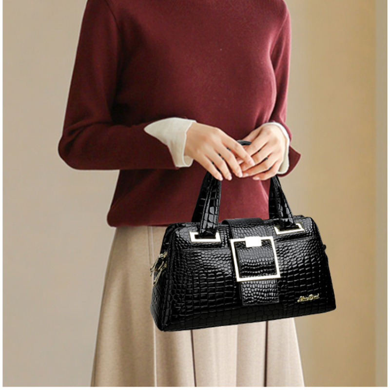 Tas Tangan Mewah Bermotif Kuli - Luxury Bags With Zipper ulasan dan harga