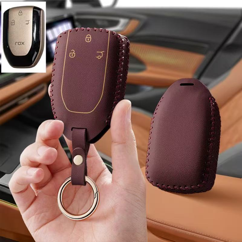 Aksesori Mobil Casing Kunci Pe - Key Holder Leather Pouch ulasan dan harga