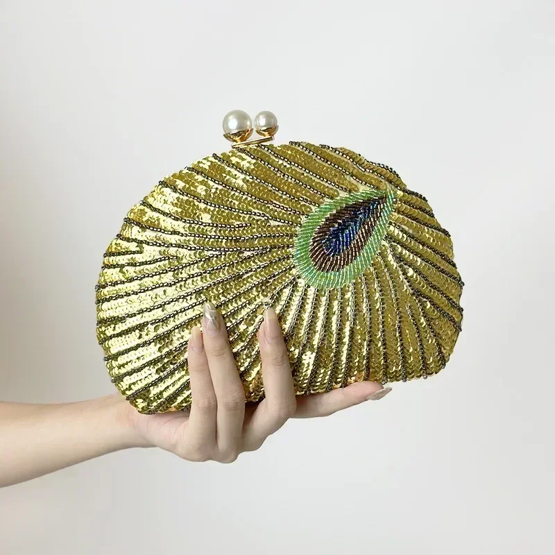 Tas Clutch Hijau Merak Mewah B - Luxury Bags Green ulasan dan harga