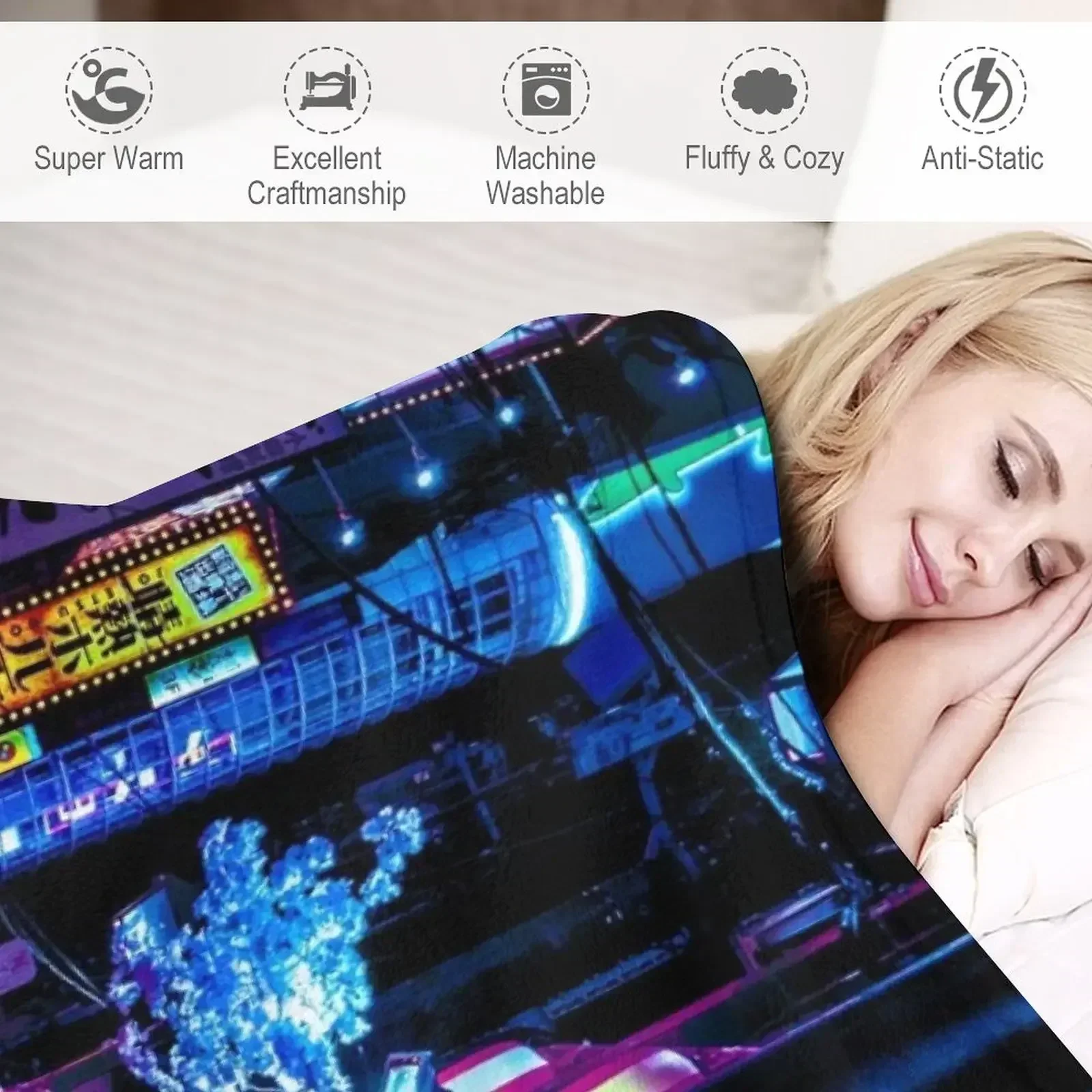 Selimut Anime Blue Tokyo Alley - Luxury Bags In Tokyo ulasan dan harga