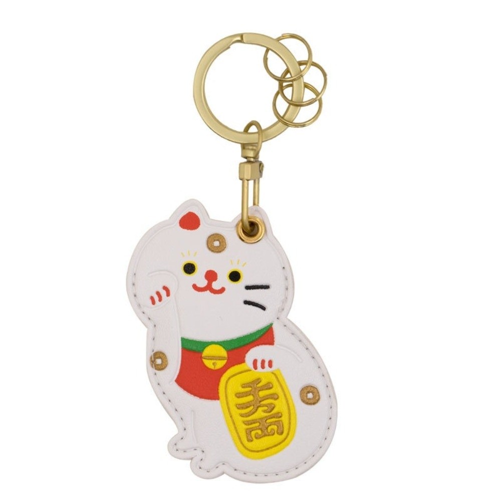 Pemegang Kartu Akses Kucing Ka - Key Holder Leather Pouch ulasan dan harga