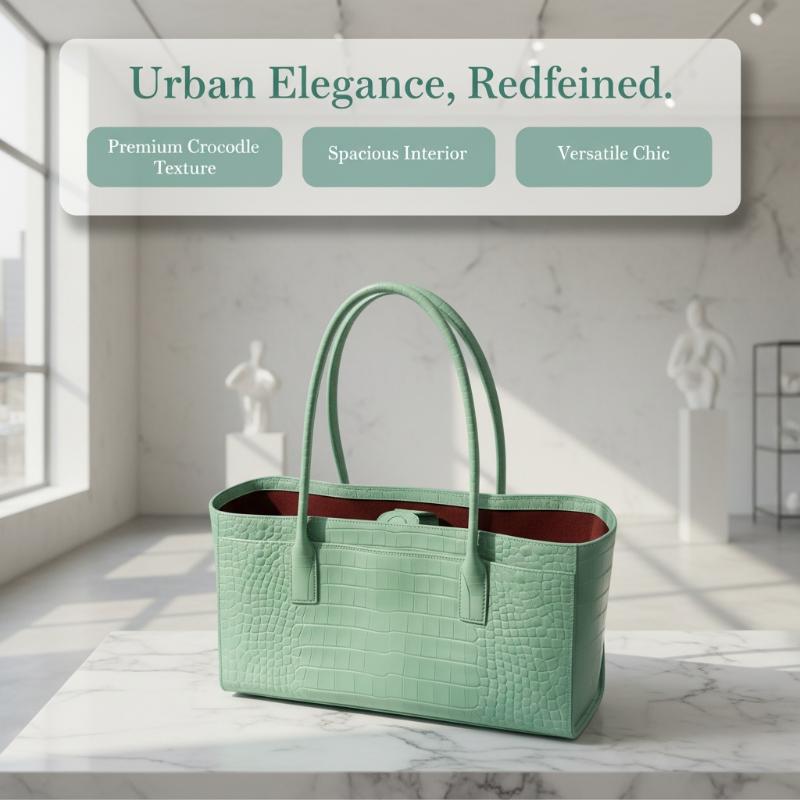 Tas Kulit Motif Buaya Mewah, T - Luxury Bags Green ulasan dan harga