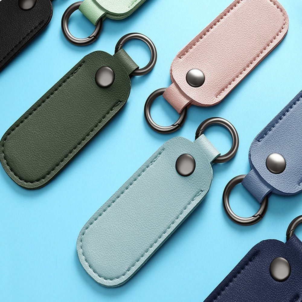 8 warna U Disk kantong pemegan - Key Holder Leather Pouch ulasan dan harga