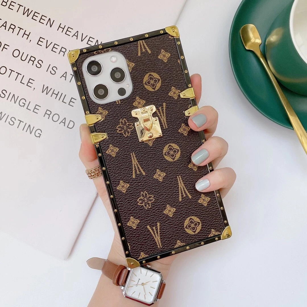 Casing ponsel kulit kotak IPho - Luxury Bags Quotes ulasan dan harga