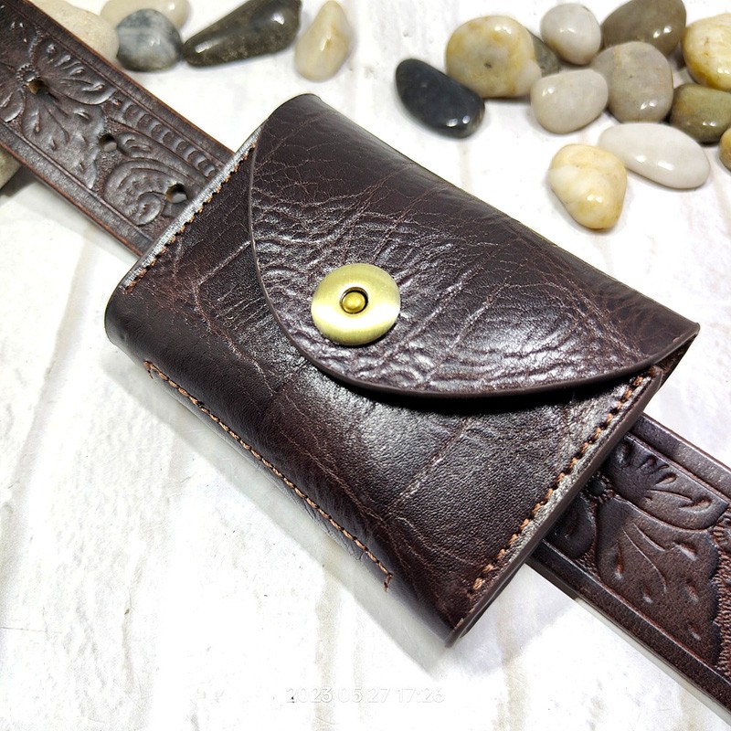 Blongk tas pinggang Mini tas p - Key Holder Leather Pouch ulasan dan harga