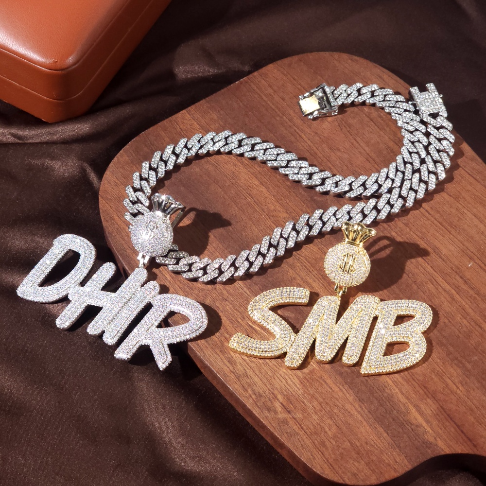 Liontin Nama Custom Bertabur Z - Luxury Bags Cz ulasan dan harga