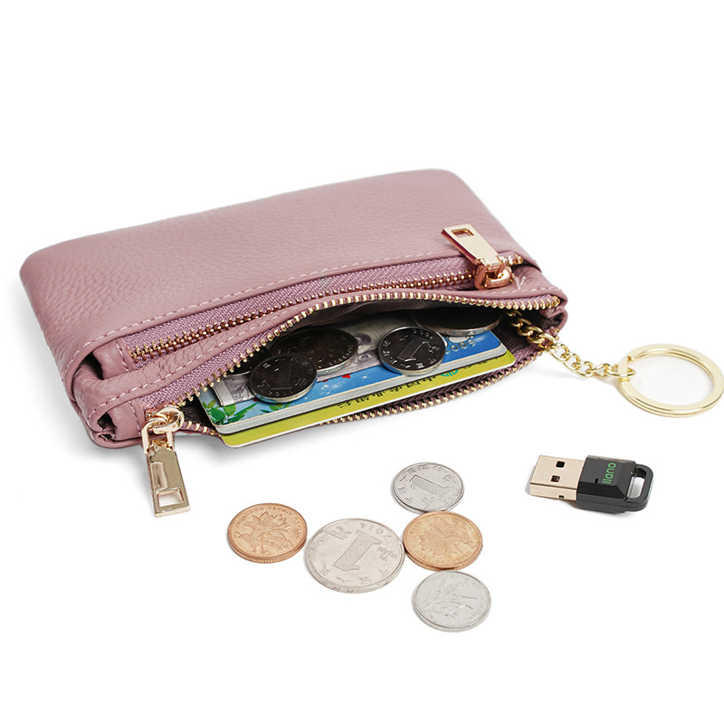 Dompet koin kulit asli nama ku - Key Holder Leather Pouch ulasan dan harga