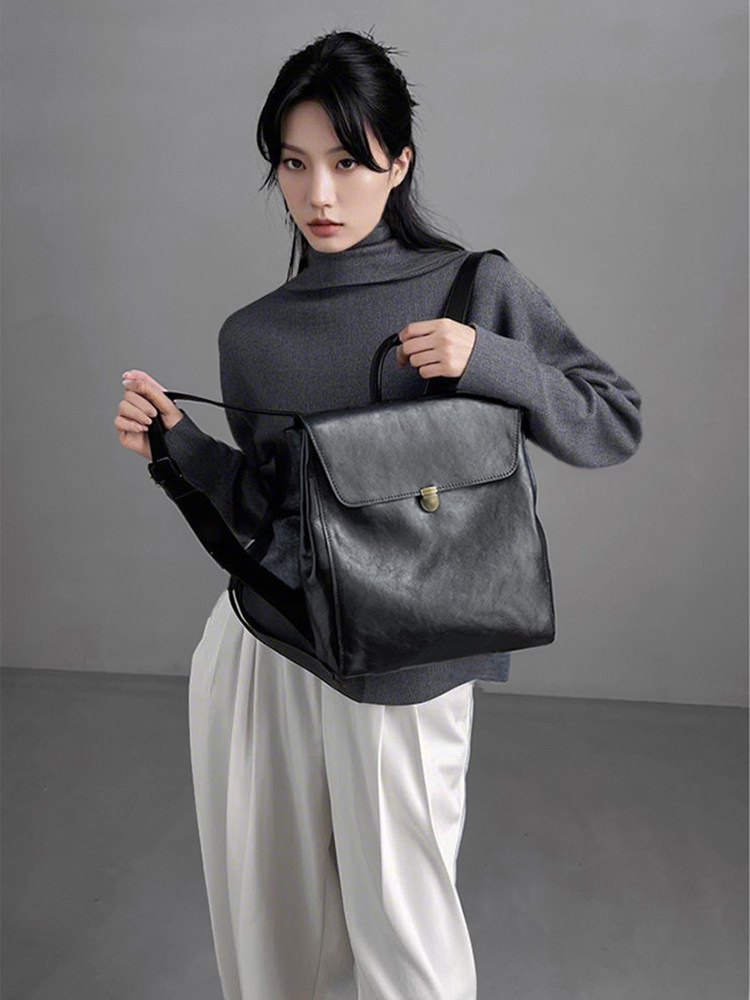 Ransel Kulit Asli Merek Mewah  - Luxury Bags With Zipper ulasan dan harga