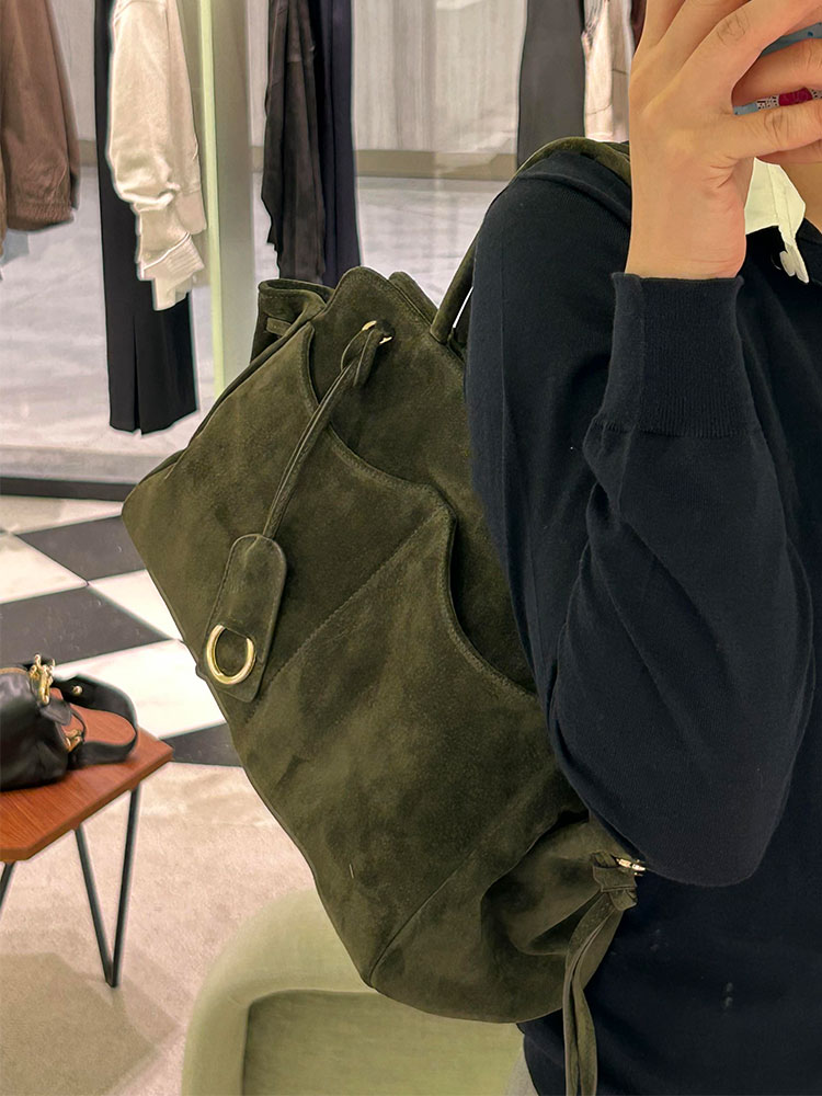 Tas Tote Kapasitas Besar Bahan - Luxury Bags Green ulasan dan harga
