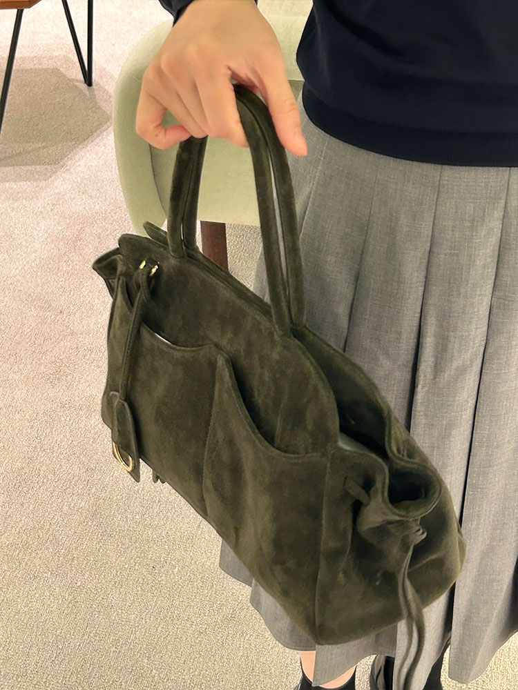 Tas Tote Kapasitas Besar Bahan - Luxury Bags Green ulasan dan harga