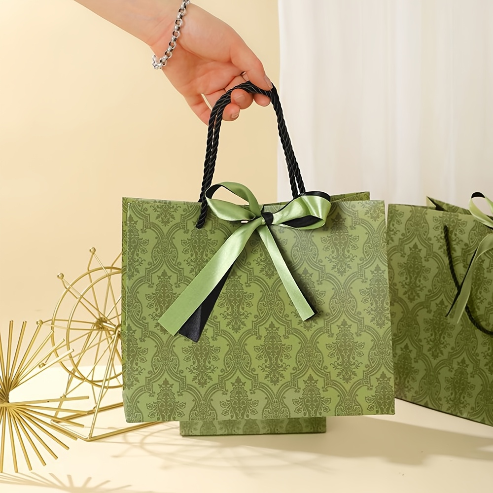 Tas Belanja Karton Tebal Mewah - Luxury Bags Green ulasan dan harga