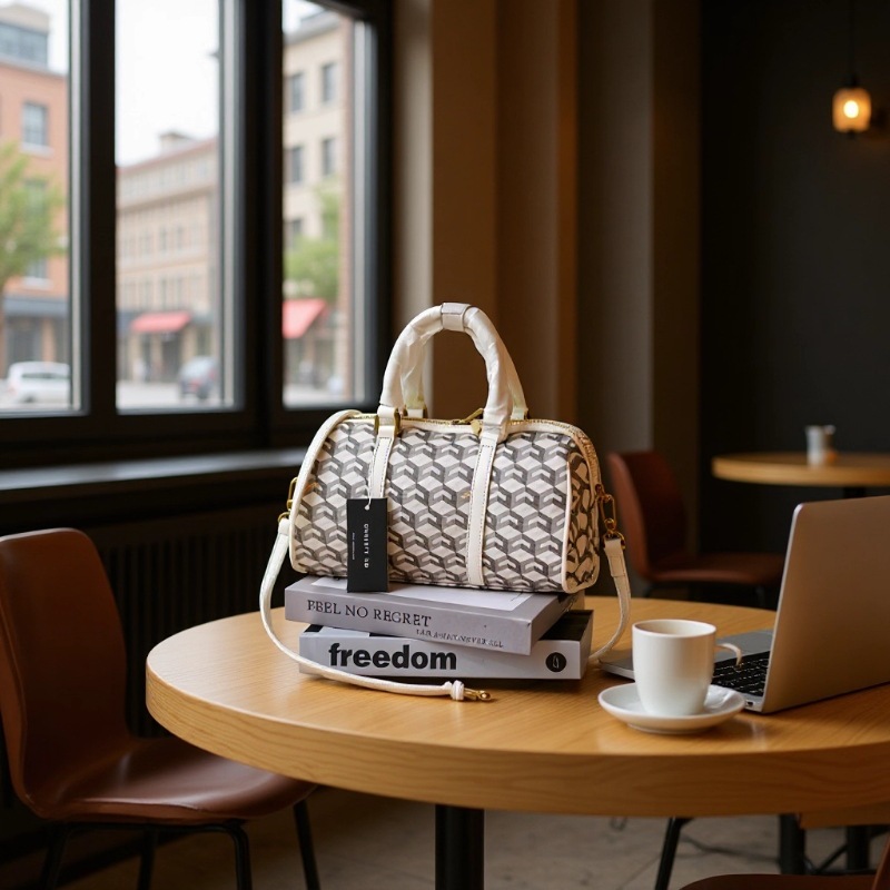 Tas Boston Geometris Wanita Ka - Luxury Bags Goyard ulasan dan harga