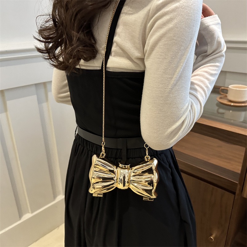 Tas Selempang Mini Logam Mewah - Luxury Bags With Zipper ulasan dan harga